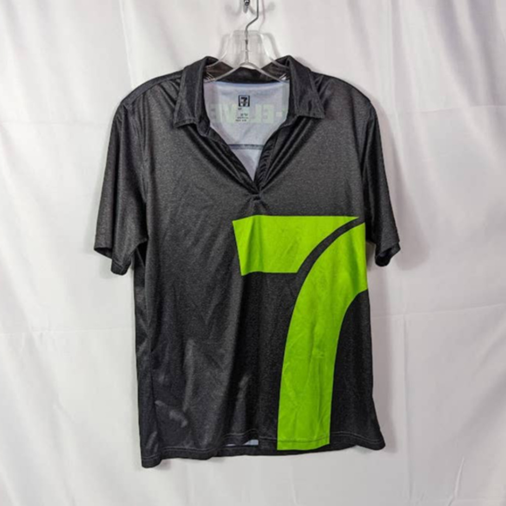 7-Eleven Womens M Polo Work Uniform Shirt seven 11